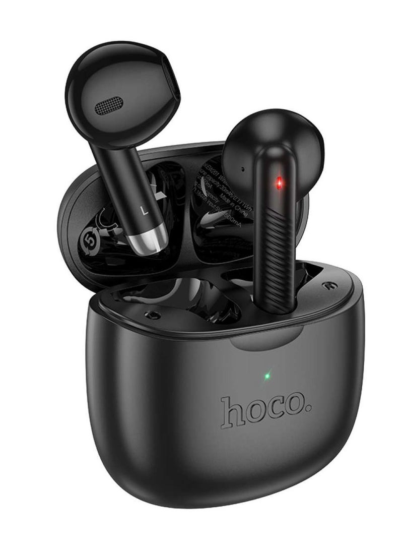 HOCO EW201 TWS Wireless Bluetooth Earphone Waterproof Mini Earbuds With Microphone Touch Control Long Standby With 30+320mAh Battery Capacity - Image 1