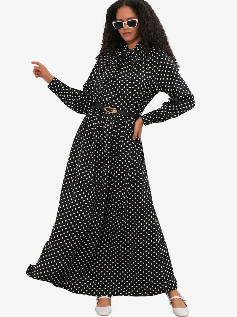 BDART Polka Dot Maxi Shirt Dress