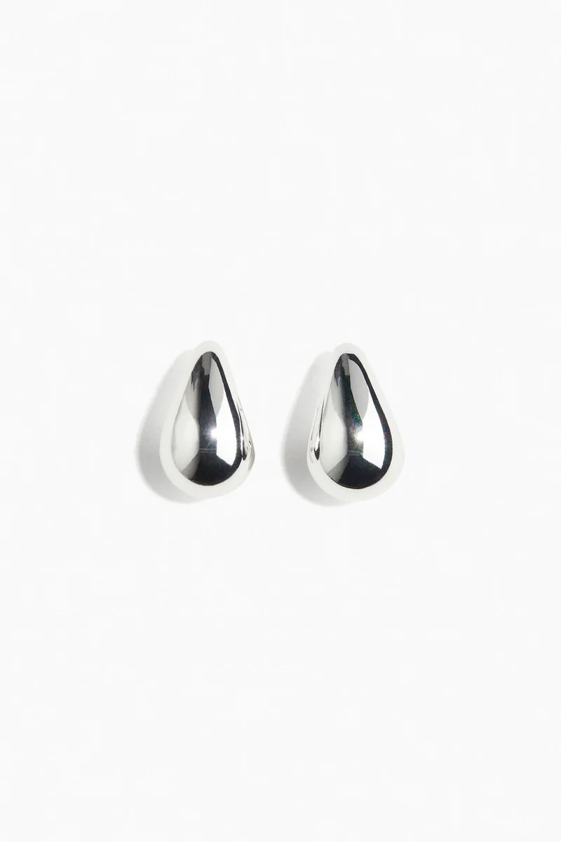 اتش اند ام Chunky dome earrings