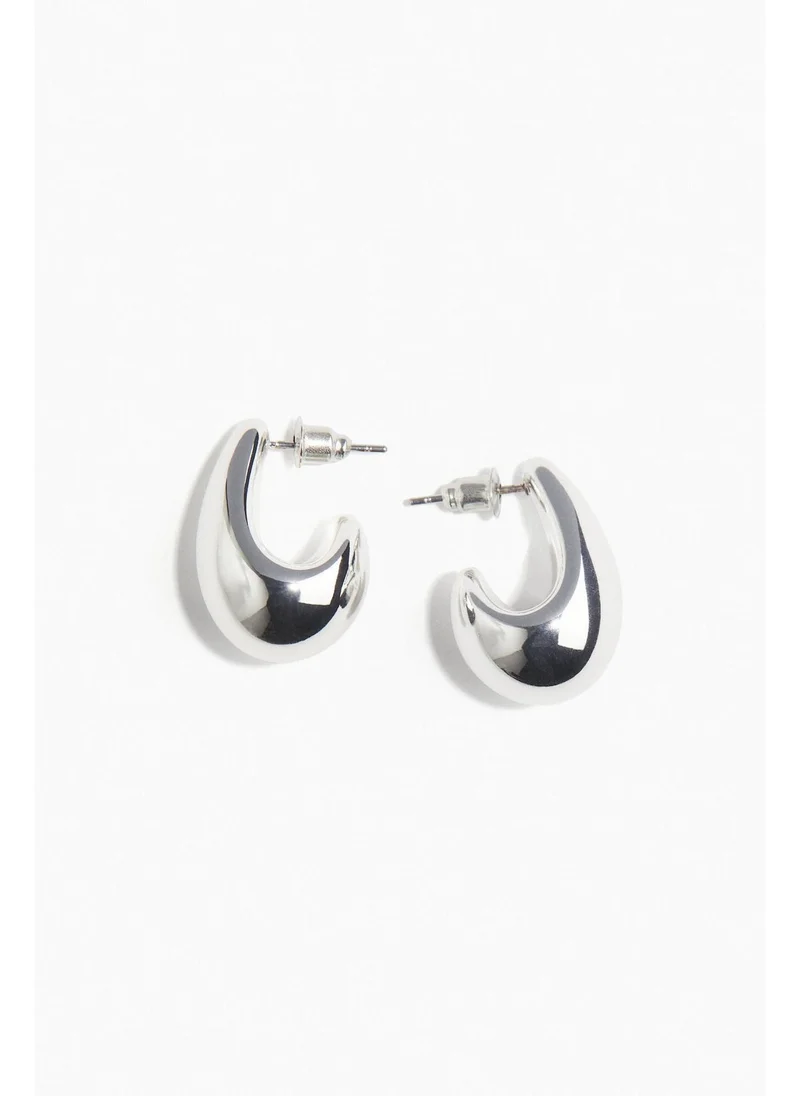 اتش اند ام Chunky dome earrings
