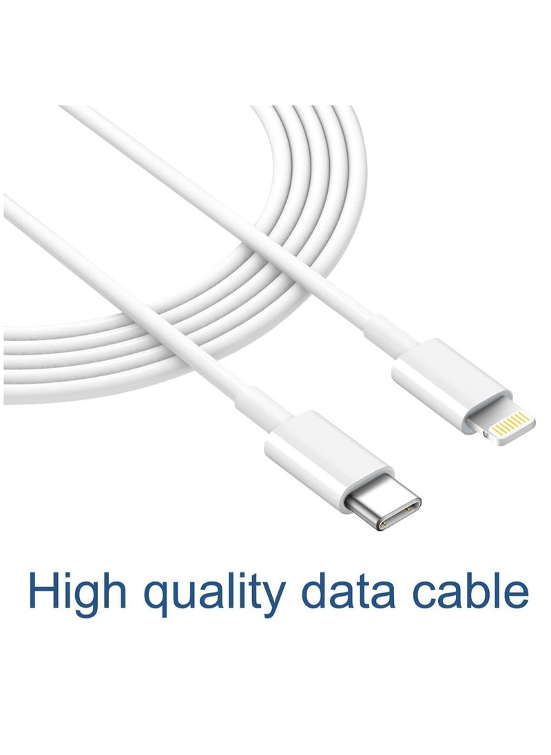 ELTRAZONE iPhone Fast Charger Lightning Cable [Apple MFi Certified] 2-Pack USB-C to Lightning Cable (6.6Ft) Fast Charging Compatible with iPhone14/14 Plus/14 Pro/14 Pro Max/13/13pro/12/12 Pro/12 Pro Max/11/iPad  - Image 2