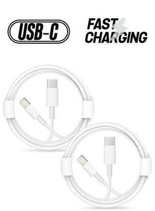 iPhone Fast Charger Lightning Cable [Apple MFi Certified] 2-Pack USB-C to Lightning Cable (6.6Ft) Fast Charging Compatible with iPhone14/14 Plus/14 Pro/14 Pro Max/13/13pro/12/12 Pro/12 Pro Max/11/iPad - pzsku/Z1CAE0FF8F26B1994B7B7Z/45/_/1738266758/8f7d6b1c-8b30-4b1f-b063-36512a4e6090