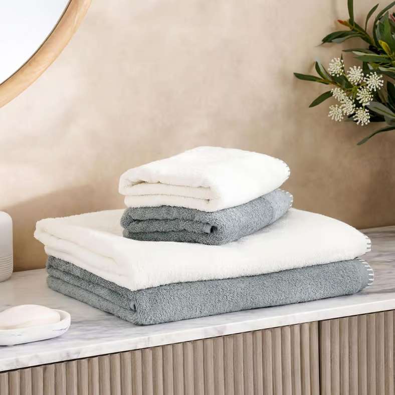 Pan Home منشفة استحمام شارلوت - بيضاء - Image 4