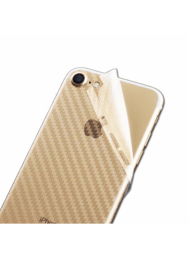 Suitable For Apple XSMax Mobile Phone Film Iphone678plus Rear Film Transparent Backpack Edge Full Covered Carbon Fiber Paper-Color:Apple XS MAX (bare)-Dimensions:Copper Money Pattern Film Box-Back Sticker  - Image 5