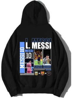 BRZ Collection Unisex Oversize Lionel Messi Hoodie  - Image 1