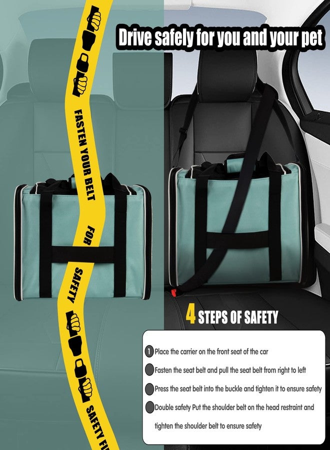 Top tasta Cat Dog Carriers Soft-Sided Pet Carrier Large Cats for Medium Big Cat Small Dog Puppy up to 16lbs TSA Airline Approved Animal Collapsible Cat Carrier Carriers Travel Carrier Cat Bag (17x11x11) - Image 4