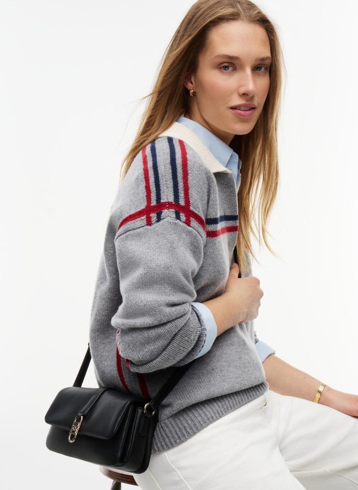 TOMMY HILFIGER TH Monogram Flap Closure Crossbody Bag - Image 2