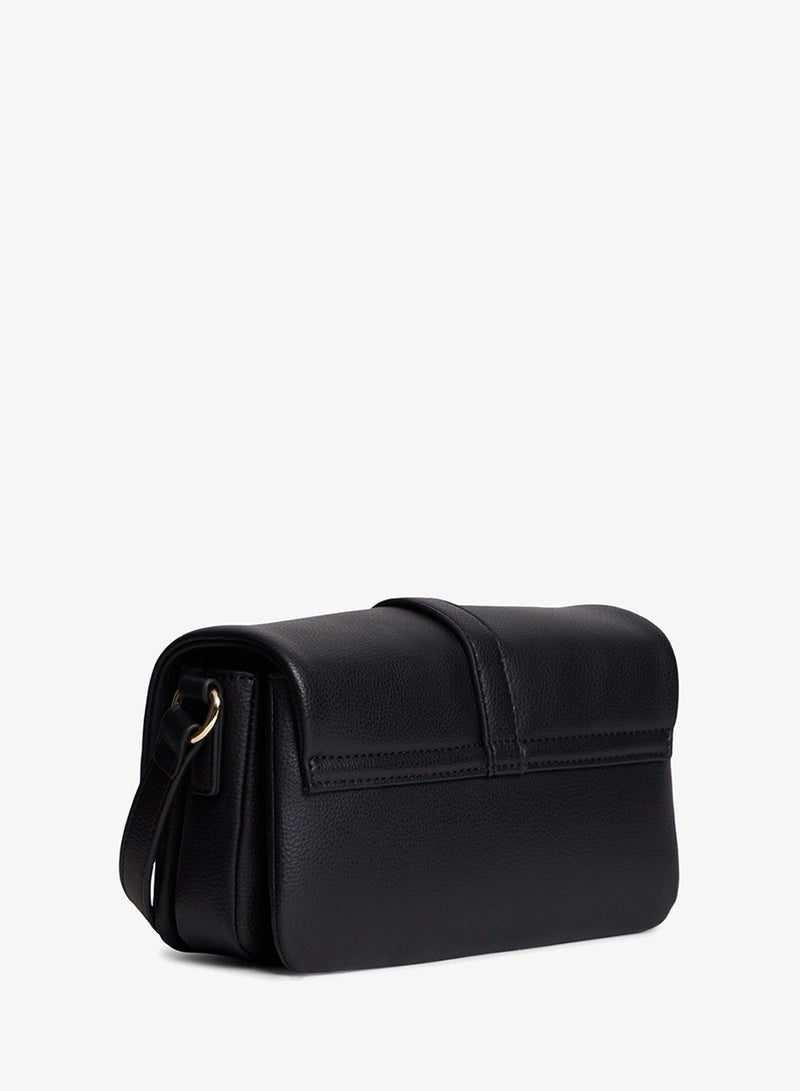 TOMMY HILFIGER TH Monogram Flap Closure Crossbody Bag - Image 4