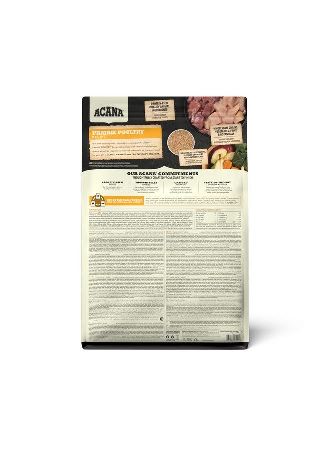 (أسنى) طعام كلاب جاف كلاسيك برايري بولتري، خالي من الحبوب لجميع مراحل الحياة، مكونات طازجة أو خام، 2 كجم - Image 2