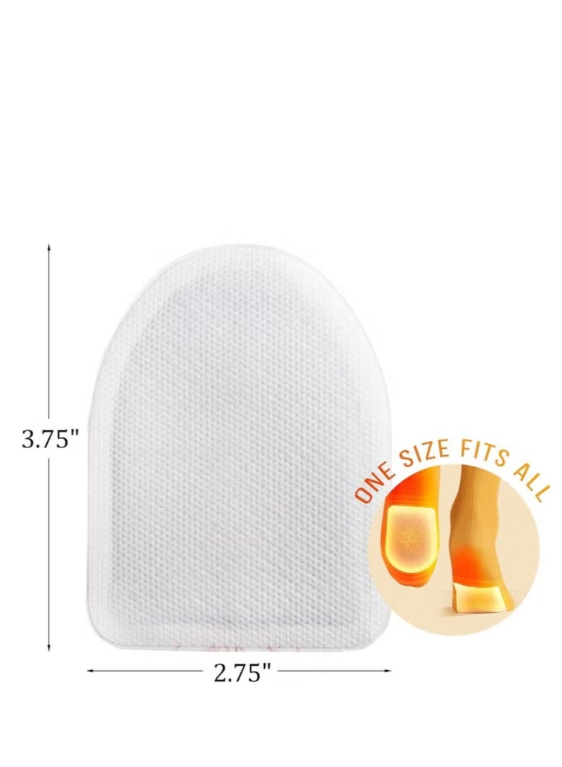 وسادات تدفئة للقدمين من هوت تو - 20 قطعة، وسادات تدفئة طبيعية لاصقة طويلة الأمد تُفعّل بالهواء للاستخدام مرة واحدة للأحذية والأحذية الطويلة - بدون رائحة ومريحة للعمل في الهواء الطلق والأنشطة الرياضية - Image 2