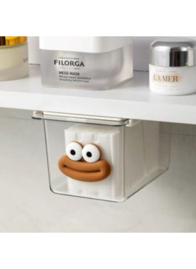 Under-Shelf Hanging Storage Drawer – Slide-In Organizer for Tissues, Accessories & Kitchen Essentials  - Image 2