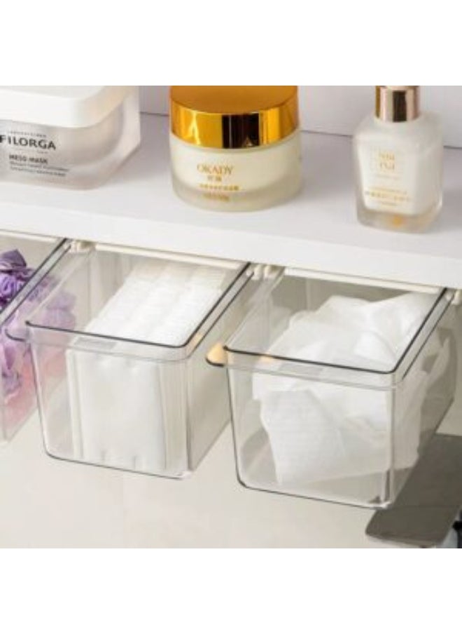 Under-Shelf Hanging Storage Drawer – Slide-In Organizer for Tissues, Accessories & Kitchen Essentials