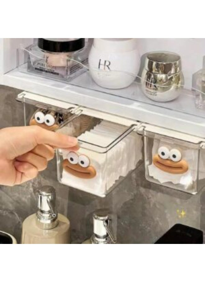 Under-Shelf Hanging Storage Drawer – Slide-In Organizer for Tissues, Accessories & Kitchen Essentials  - Image 1