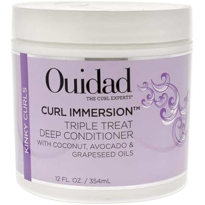 Ouidad CURL IMMERSION TRIPLE TREAT DEEP CONDITIONER, 12 FL OZ - Image 1