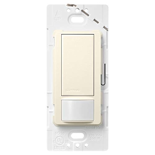 Lutron Maestro Motion Sensor Light Switch Indoor for Bathroom, Garage, Laundry Room, Closet, Occupancy Sensor Light Switch, Single-Pole, No Neutral, MS-OPS5M-LA - Image 1
