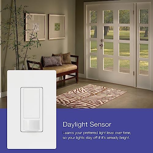 Lutron Maestro Motion Sensor Light Switch Indoor for Bathroom, Garage, Laundry Room, Closet, Occupancy Sensor Light Switch, Single-Pole, No Neutral, MS-OPS5M-LA - Image 4