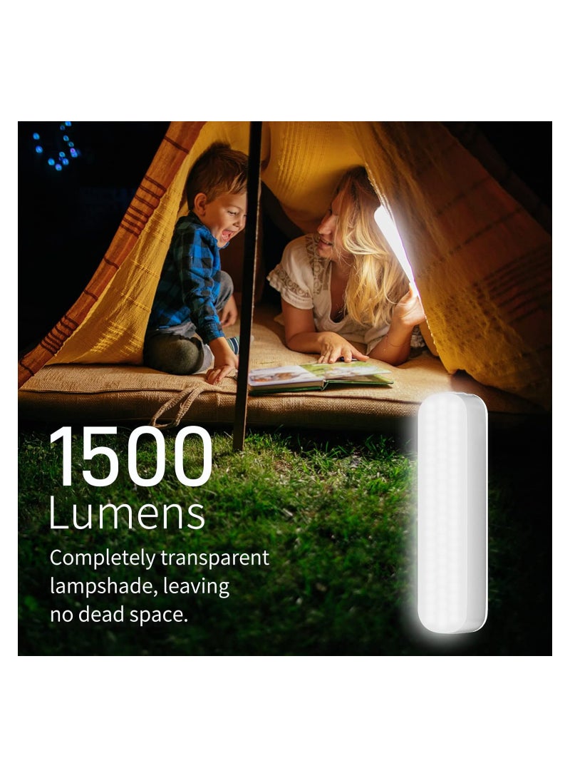 Solar Rechargeable Camping Lantern with Magnet Adsorption, 4800mAh Power Bank, 1500 Lumens, 4 Light Modes - Ideal for Car, Home, Emergencies, Hiking, Fishing, Storms, and Backpacking (White, 1 Piece) - Image 4