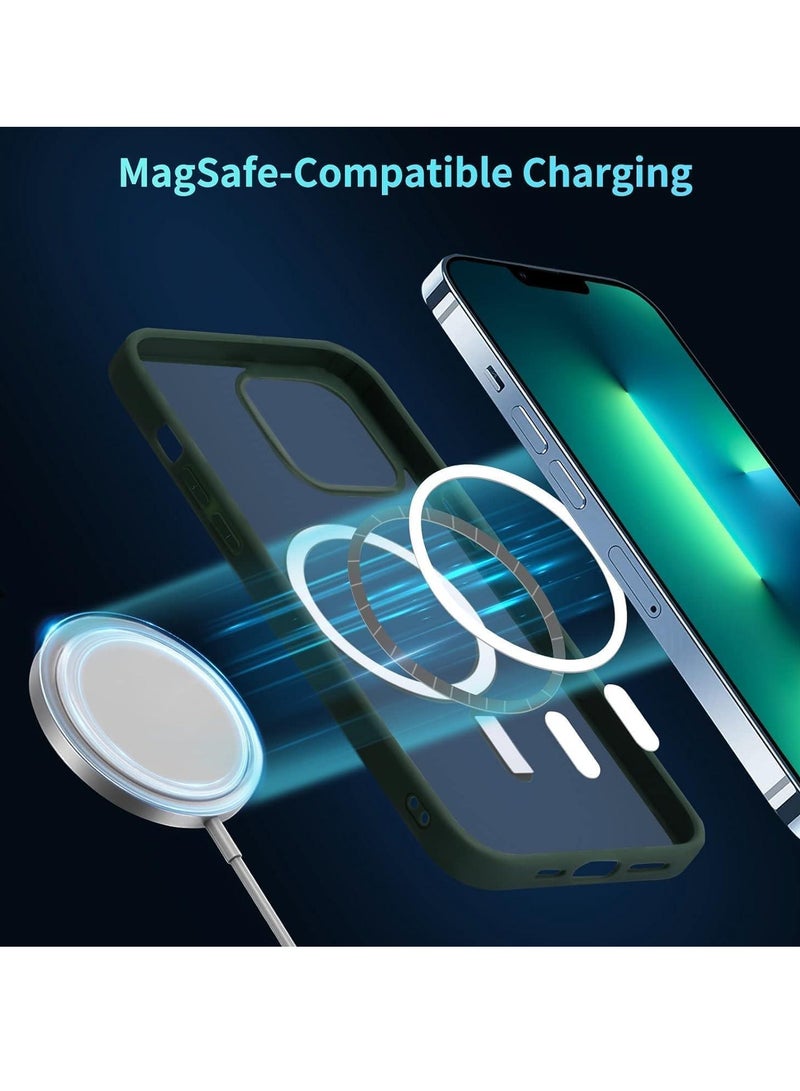 Cover for IPhone 15 Pro Max MagSafe Case With Colored Sides - Green - Image 3