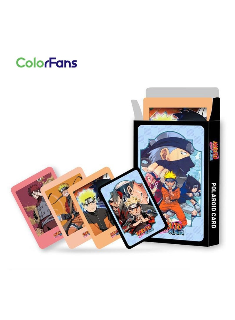 Color Fans 30 قطعة من بطاقات الصور الفوتوغرافية المستقطبة من أنمي ناروتو اللطيفة - Image 1