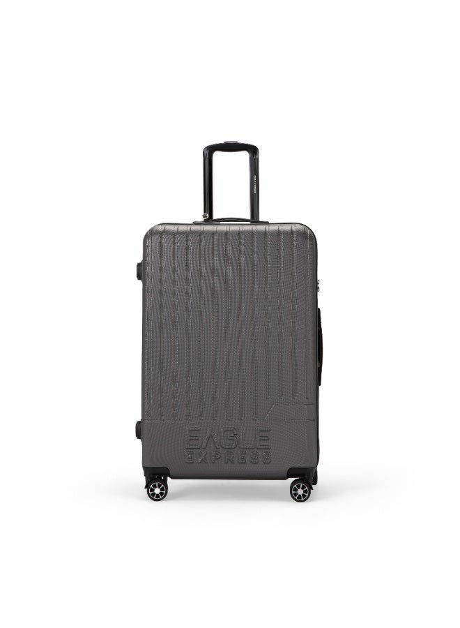 Eagle Express Fusion ABS Hard Shell Luggage - 28-Inch Trolley - Dark Grey - Free Protective Cover - 1-Year Warranty - Image 1