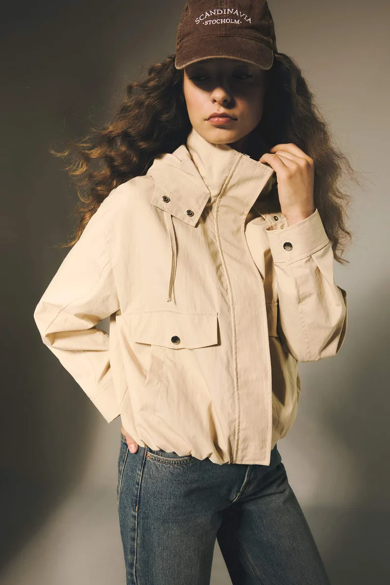 ديفاكتو Regular Fit Woven Waterproof Jacket