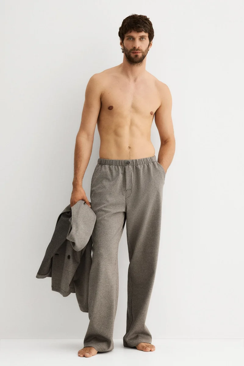 اتش اند ام بنطلون جيرسيه بقصّة واسعة