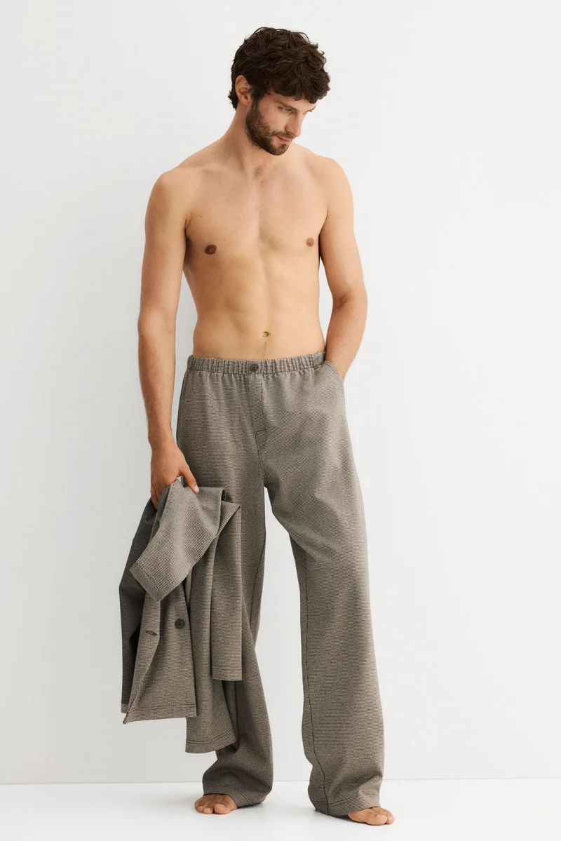 اتش اند ام بنطلون جيرسيه بقصّة واسعة