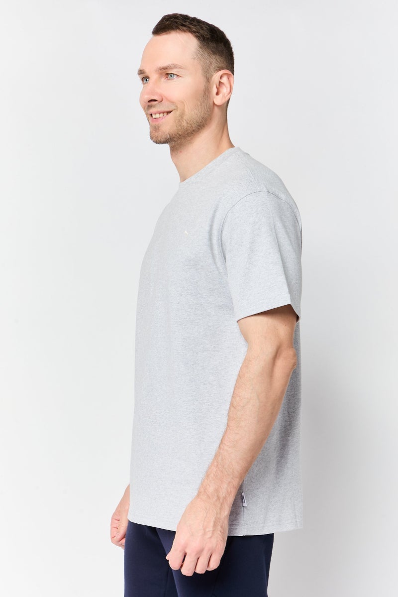 PUMA Men Sportswear Fit Short Sleeve Outdoor T-Shirt, Grey - Image 3