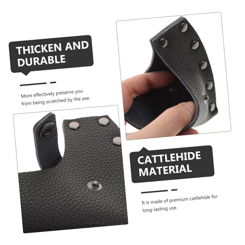 Heavy Duty Axe Cover Blade Sheath for Camping Hatchet Protective Case - Image 3