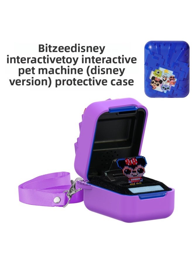 Generic - Suitable For Bitzee 3 Generation Latest Version Interactive Pet Game Machine Protective Cover Storage Soft Case-Product Color:C36 Blue - Image 1