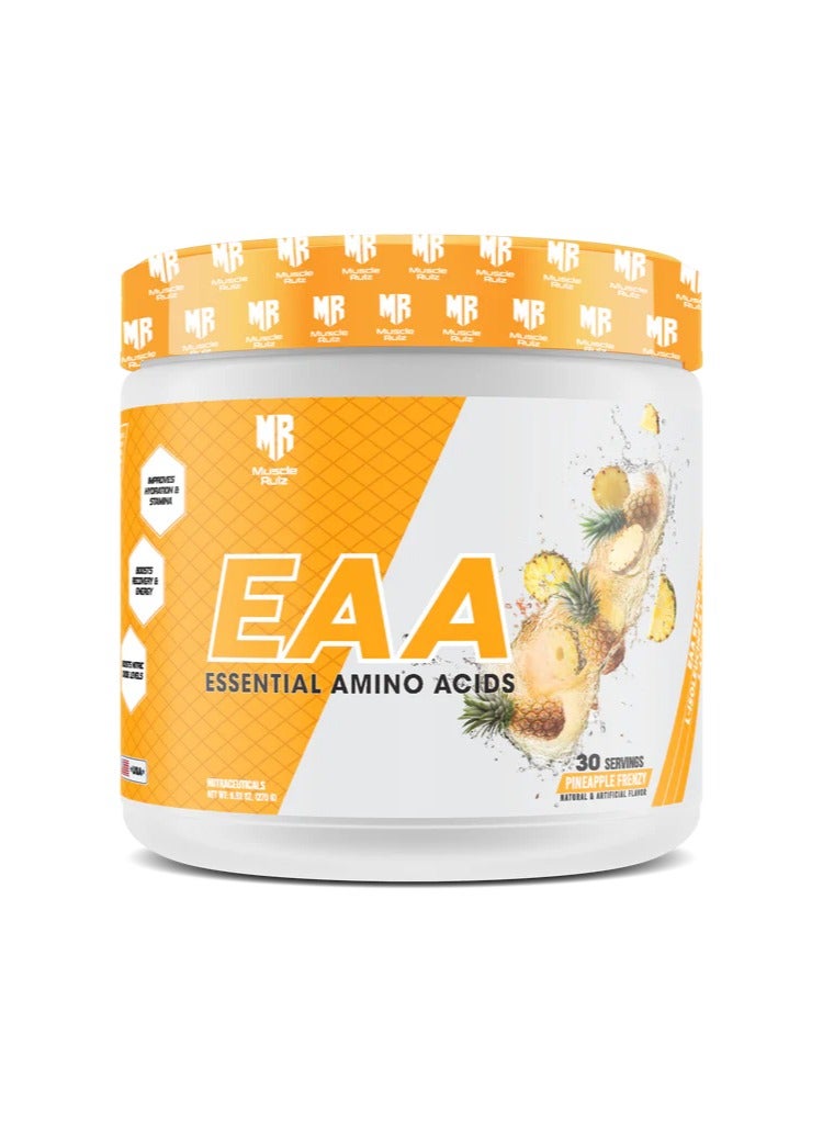 Muscle Rulz EAA – Essential Amino Acids 30 Servings Pineapple Frenzy
