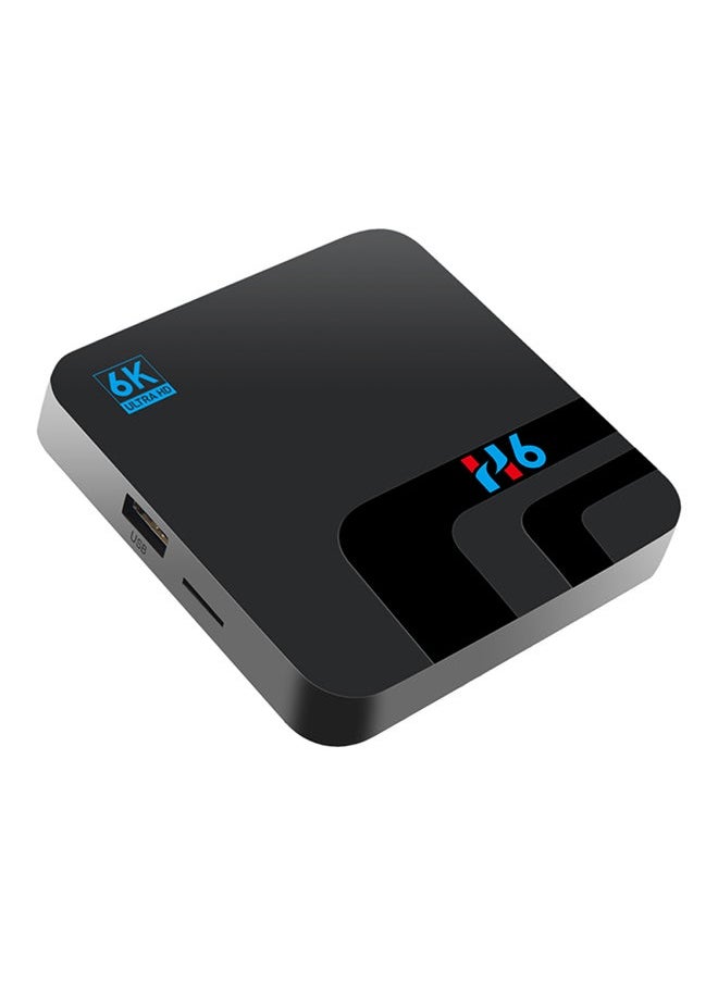 NIBEMINENT - Android 9 H6 Intelligent STB Set Top Box 6K Wi-Fi Media Player V6331 Black - Image 1