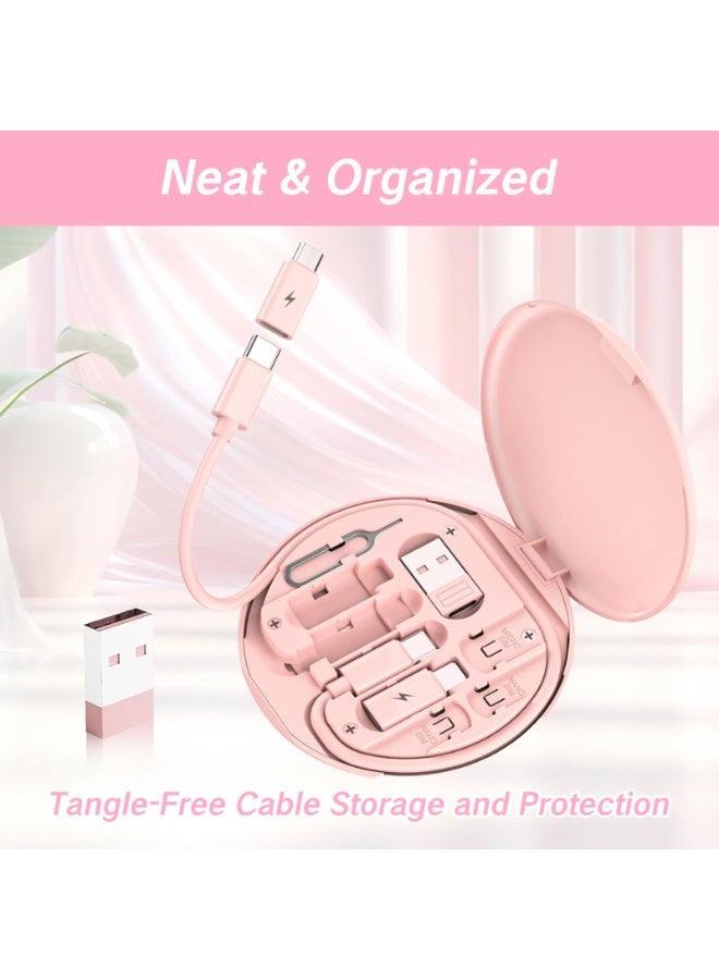 NIBEMINENT Multifunctional Data Cable Storage Box Adaptor for USB-C and Micro-USB Devices Universal Data Transfer Cable  - Image 5