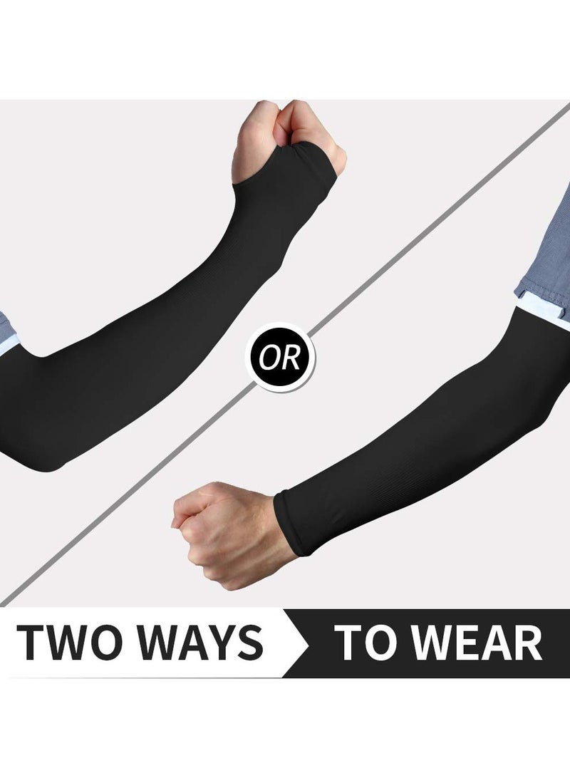 DubaiGallery أكمام الذراع الواقية من الشمس من Ice Arm Cover Sleeves للرجال والنساء - UPF 50 colling، الجولف، الكرة الطائرة، البيسبول، كرة القدم. - Image 4