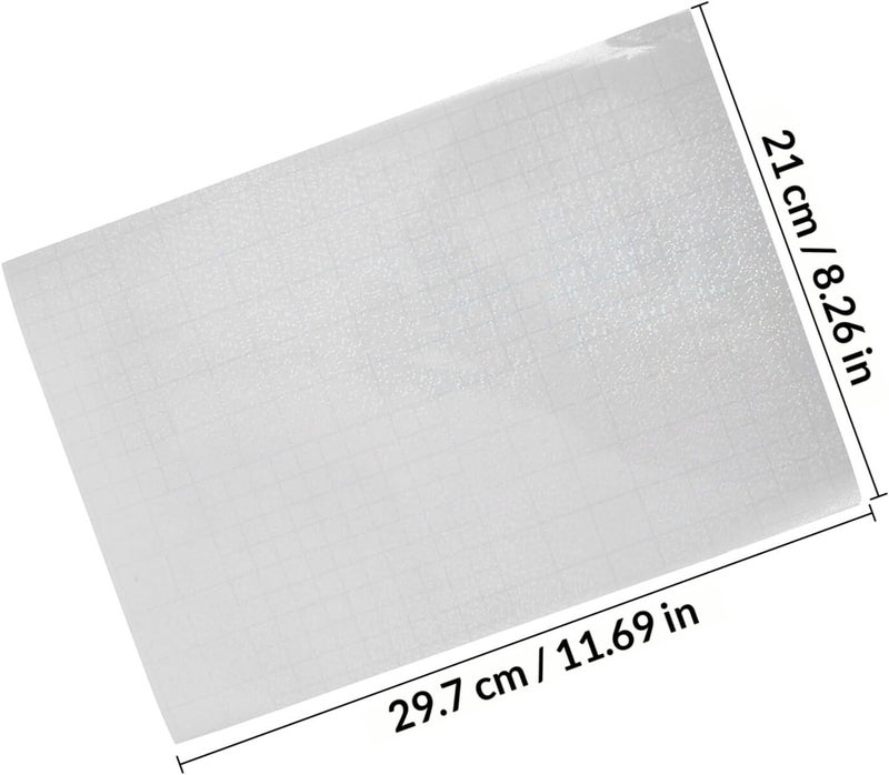 10pcs Holographic Vinyl Sticker Paper Set A4 Self-Adhesive Printable Colorful Film for Photo Albums and Craft Scrapbooking - Image 2
