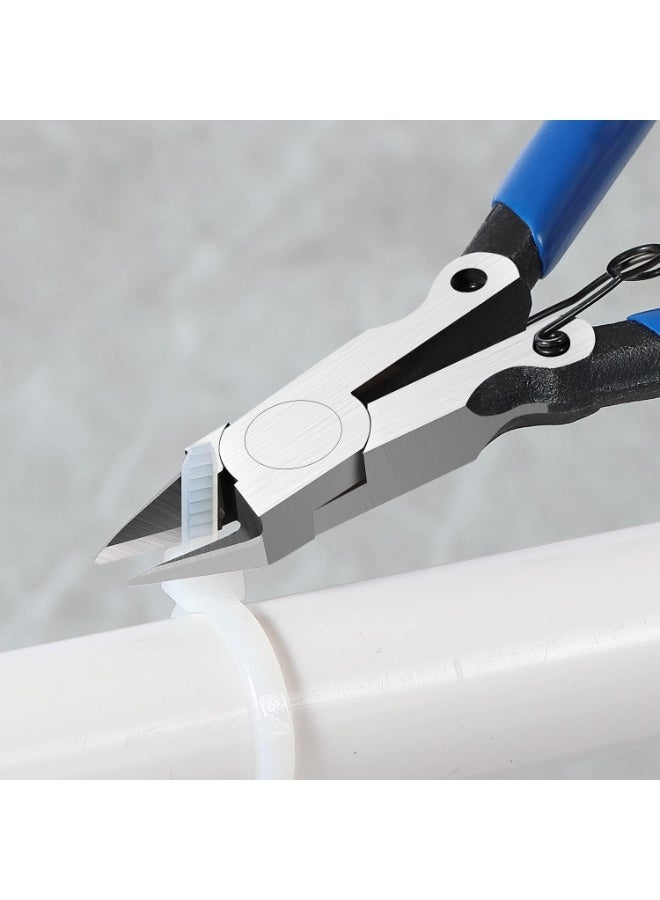 Relex Wire Flush Cutters, Model Sprue Wire Clippers for Crafting, Ultra Sharp and Precision CR-V Side Cutting nippers, Ideal for Clean Cut and Precision Cutting Needs - Image 4