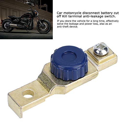 Aramox Battery Disconnect Switch, Motorcycle Battery Cut Off Switch Terminal Anti-Leakage Disconnect 80A - Image 2