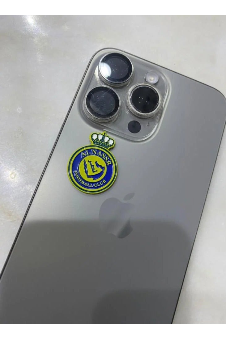 سوماكا ملصق نادي النصر السعودي ستيكر لاصق معدني للجوال - Image 2