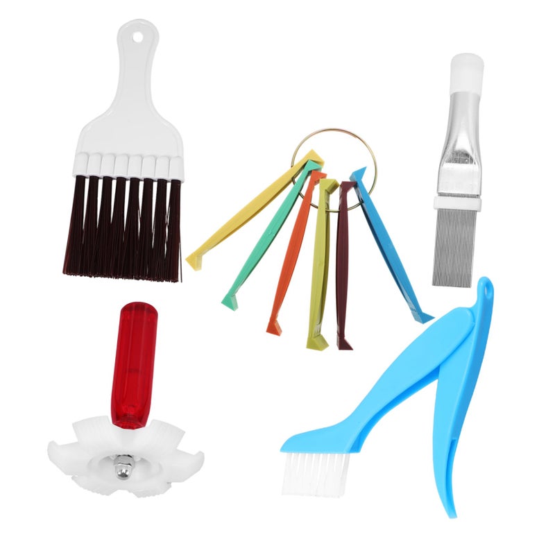 Stainless Steel Fin Comb Coil Brush Set For Air Conditioner Radiator Cleaning - Image 2