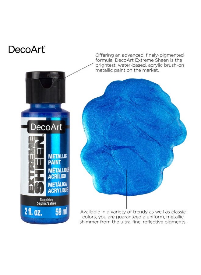 DecoArt - 2 Ounce Rose Gold Extreme Sheen Paint 2 Oz - Image 1