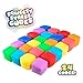 The Orb Factory ORB 24 Pack Slow Rising Squishy Stress Cubes Easy Sqweezy Squishy Cubes Soft Dough Stress Balls and Fidgets for Anxiety and Stress Relief Classroom Rewards Party Favors for Kids Teens Adults - Image 4