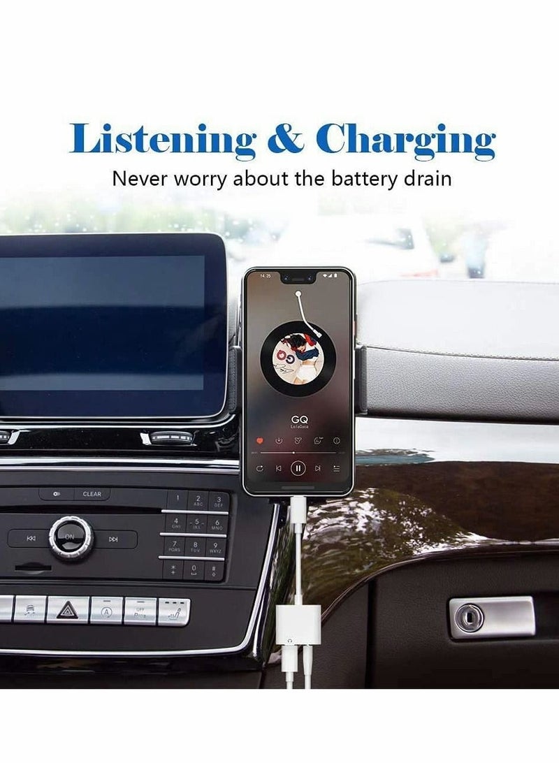 كاست ويف USB Type C إلى 3.5 مم سماعة رأس ومحول الشاحن 2 في 1 Aux Aux Audio Jack HI RES DAC سلك سريع الشحن متوافق مع Pixel 4 3 XL Galaxy S20 S20+ S10 بالإضافة إلى ملاحظة 20 - Image 5