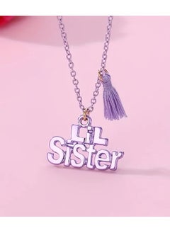 Goolsky 2Pcs/set Sweet Big Sister & LiL Sister Letter Pendant Chain Necklace, BFF Friendship Jewelry Gifts For Best Friend  - Image 3