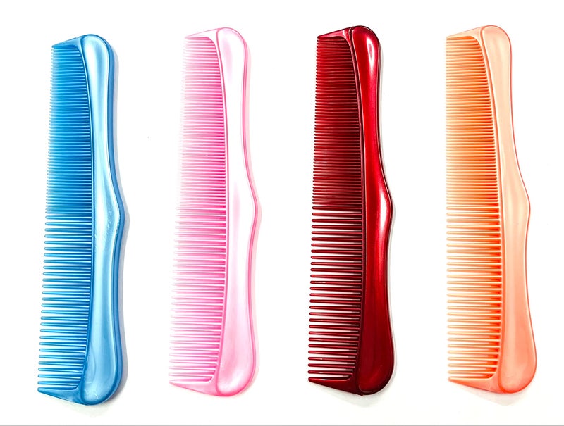 Maple Dressing Grooming Hair Comb Combo Set for Men,Women (Multicolour), Pack of 4 - Image 1