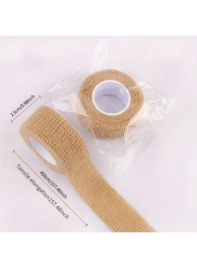 3pcs Khaki Earphone Protective Covers with Sponge Headband Anti Slip Sweat Absorbent - Image 5