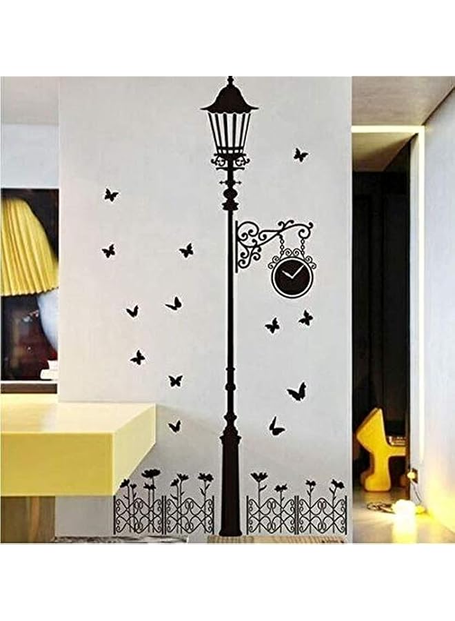 Zaboon Wall Sticker, Light And Buterflies Shape, Self-Adhesive - Not Affecting Paint - Image 1