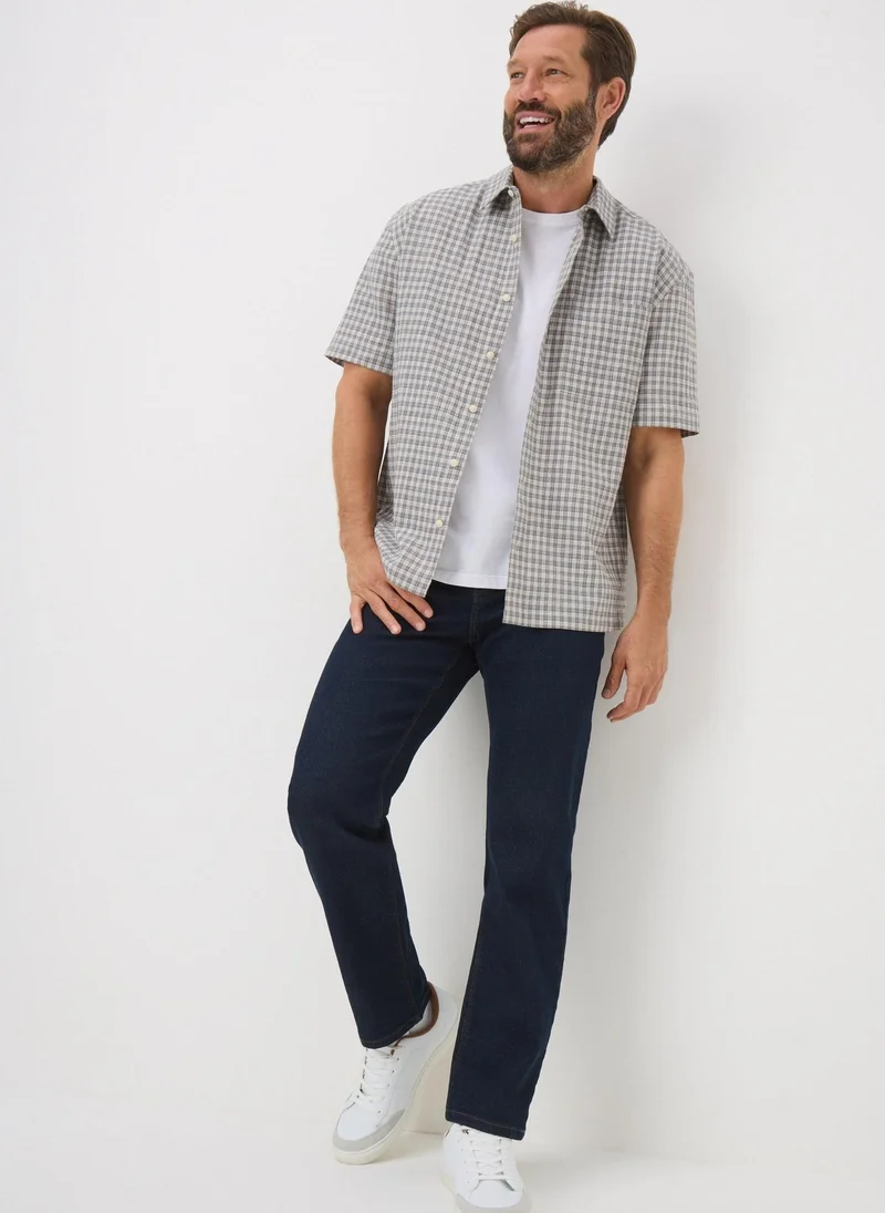 Matalan Charcoal Mini Check Shirt