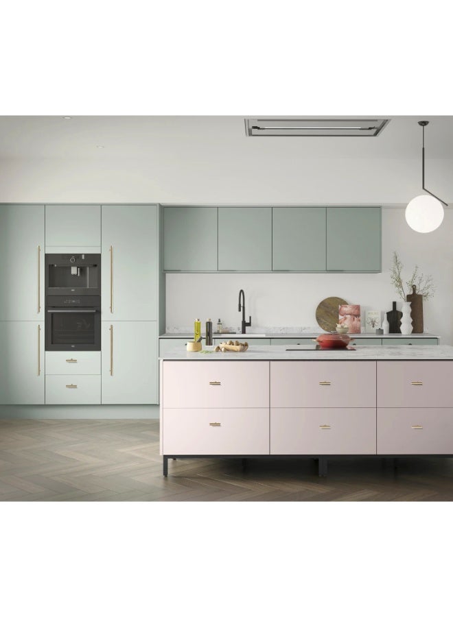 CINCINNO Cincinno Vigor Premium Solid Brass Pull Handle 190mm Length With 2-Year Colour Warranty – Stylish & Durable for Drawers, Kitchen Cabinets & Furniture (Brushed Natural Brass Finish)  - Image 5
