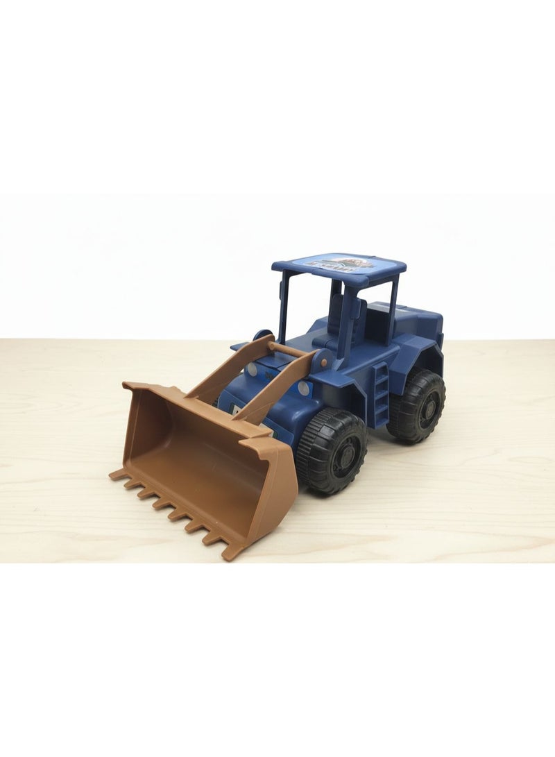 Kids Toy Front Loader Bulldozer, Construction Loader Truck with Moving Scoop Bucket, Sand & Dirt Digging Pretend Play Vehicle for Boys & Girls, Outdoor Sandbox Gift - Image 2