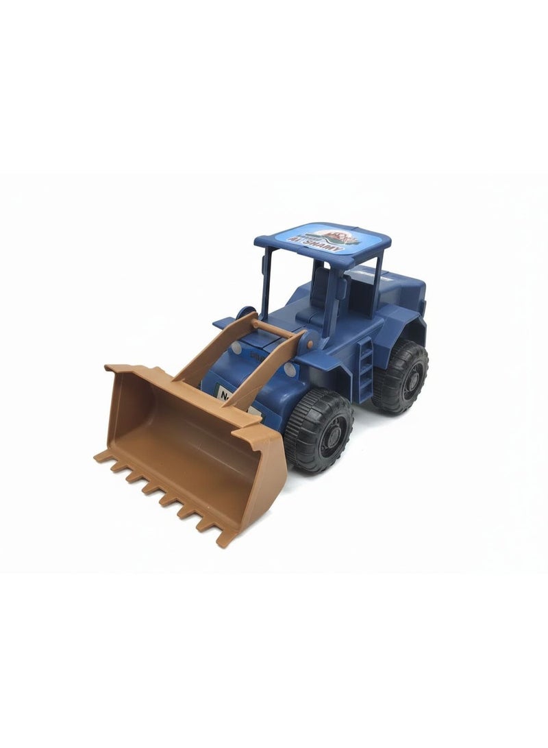 Kids Toy Front Loader Bulldozer, Construction Loader Truck with Moving Scoop Bucket, Sand & Dirt Digging Pretend Play Vehicle for Boys & Girls, Outdoor Sandbox Gift - Image 1
